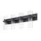 Z-Lite Lawson 4 Light Vanity, Matte Black & Clear 343-4V-MB - alternate 4